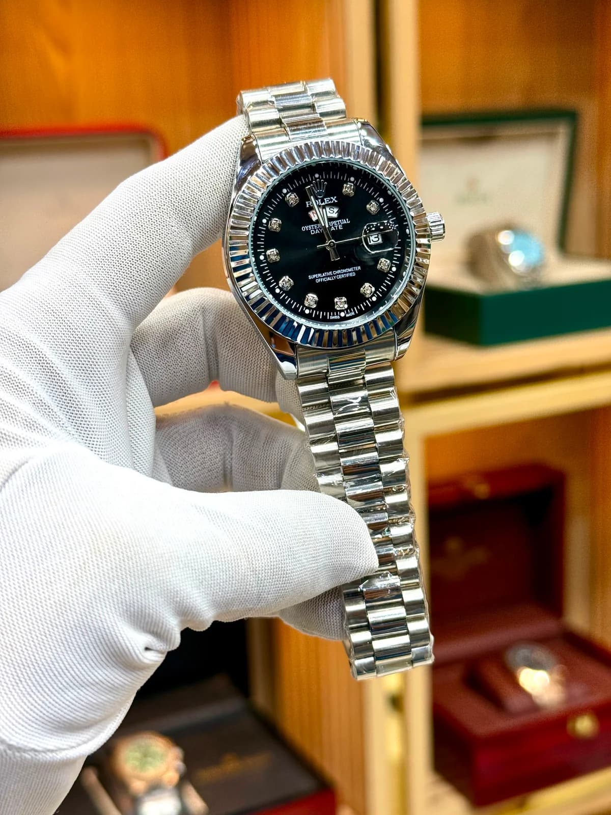 Rolex day-date - black dial